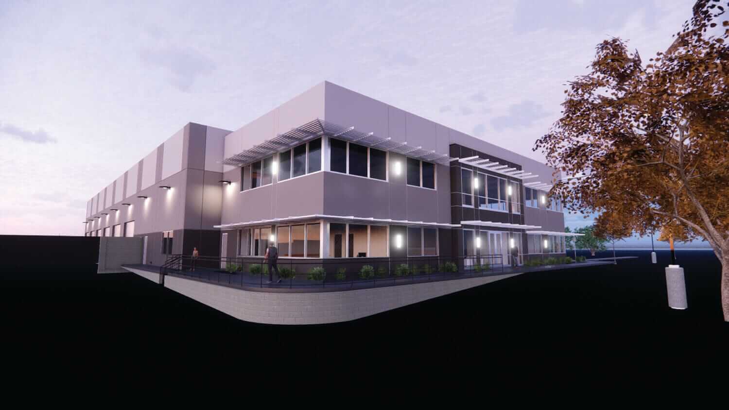 Southern Nevada Welding Office Warehouse rendering