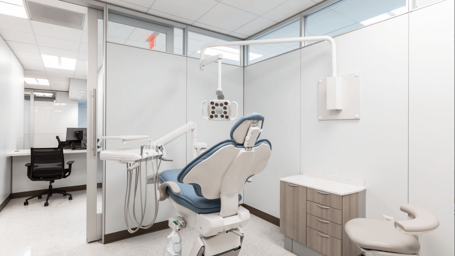 Roseman School of Dentistry exam room